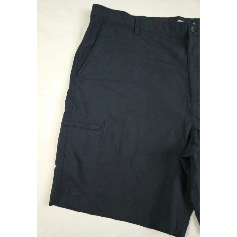 Chaps Golf 78 Mens Navy Blue Performance Cargo Shorts Size 42 Stretch Activewear